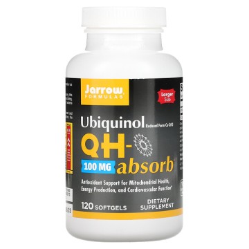 

Jarrow Formulas, Убихинол QH-Absorb, капсулы, 120 шт., капсулы, 120 шт.