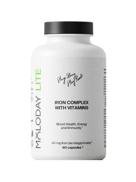 

MOLODAY, Комплекс железо + витамины группы В, капсулы, 60 шт., капсулы, 60 шт.