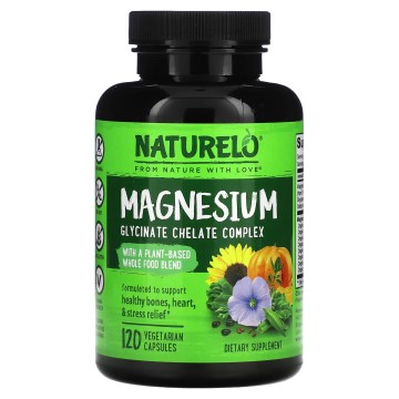 

Naturelo, Magnesium (для поддержания здоровья костей, сердца и снятия стресса), капсулы, 120 шт., капсулы, 120 шт.