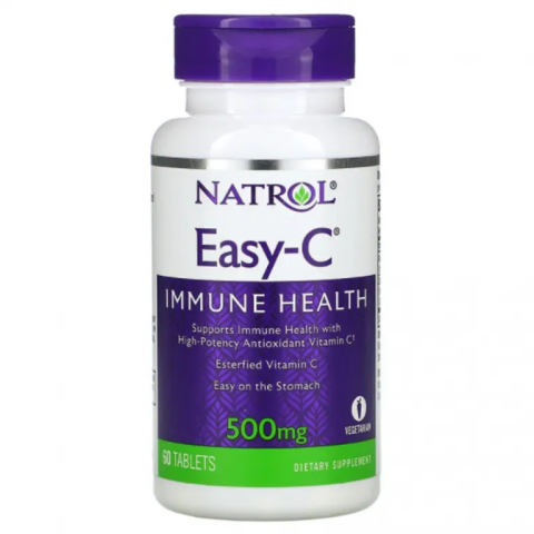 Natrol, Easy-C 500 мг, таблетки, 60 шт.