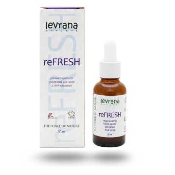 

Levrana, Сыворотка регенерирующая для лица reFRESH, жидкость, 30 мл, жидкость, 30 мл