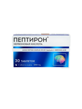 

VEROVER PHARMA, «Пептирон» (для нормализации нейроэндокринной системы), таблетки, 30 шт., таблетки, 30 шт.