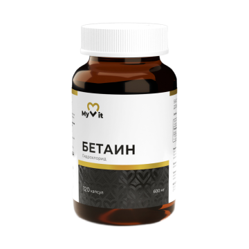 

MyVit, Бетаин, капсулы, 120 шт., капсулы, 120 шт.