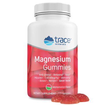 

Trace Minerals, Магний, со вкусом арбуза, жевательные таблетки, 120 шт., жевательные таблетки, 120 шт.