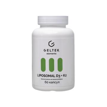 

Geltek, Липосомальный комплекс D3 + K2, капсулы, 60 шт., капсулы, 60 шт.