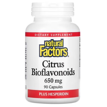 

Natural Factors, Цитрусовые биофлавоноиды с гесперидином, капсулы, 90 шт., капсулы, 90 шт.