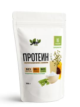 

Yappi, Комплексный растительный протеин с коллагеном, порошок, 300 г, порошок, 300 г