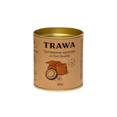 TRAWA, Гречишые крекеры от Get Health (б/г), 60 г