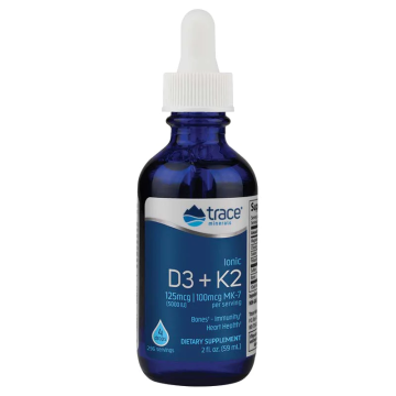 

Trace Minerals, Ионные витамины D3+K2, жидкость, 59 мл, жидкость, 59 мл