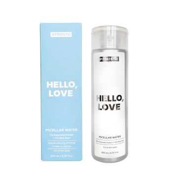 

PROSTO COSMETICS, Мицеллярная вода «Hello, Love» для очищения кожи и снятия макияжа, 200 мл, 200 мл