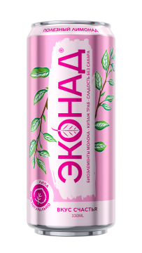 

Эконад, Функциональный полезный лимонад «Счастье», липа, 0,33 мл, 0,33 мл