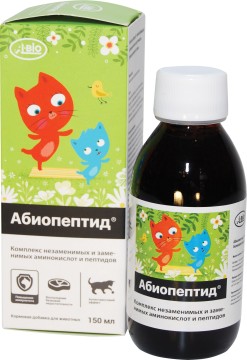 

A-BIO, Абиопептид для кошек, жидкость, 150 мл, жидкость, 150 мл