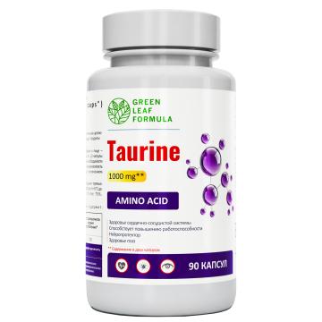 

Green Leaf Formula, Таурин, капсулы, 90 шт., капсулы, 90 шт.