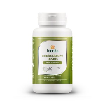 

Incoda, Пищеварительные ферменты (Digestive enzymes), таблетки, 60 шт., таблетки, 60 шт.