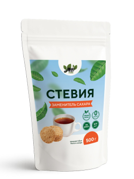 

Yappi, Стевия и эритрит, порошок, 500 г, порошок, 500 г