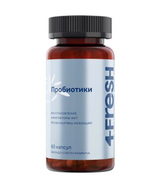 

4FRESH HEALTH, Пробиотики, капсулы, 60 шт., капсулы, 60 шт.