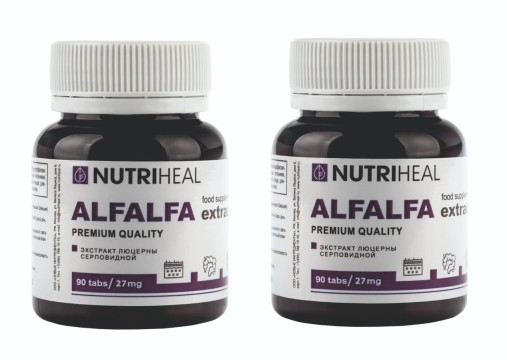 

NUTRIHEAL, Набор: Люцерна экстра, 2 шт., 2 шт.