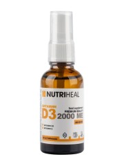 NUTRIHEAL, Комплекс Витамин Д3 2000 ME + MCT Oil, спрей, 30 мл
