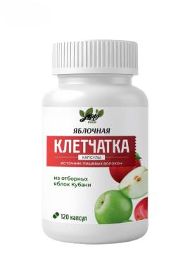 

Yappi, Яблочная клетчатка, капсулы, 120 шт., капсулы, 120 шт.