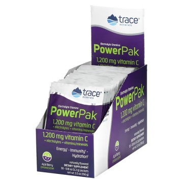 

Trace Minerals, PowerPak + stamina (электролит для повышения выносливости), со вкусом ягод асаи, порошок, 30х5,3 г, порошок, 30х5,3 г