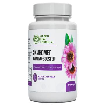 

Green Leaf Formula, Эхинацея (от гриппа и простуды), капсулы, 30 шт., капсулы, 30 шт.