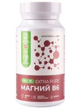 

Nooteria Labs, Магний (бисглицинат) B6 Extra Pure, капсулы, 60 шт., капсулы, 60 шт.