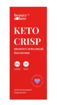 

BeautyBite, Батончик «Keto Crisp» апельсиновый марципан, 35 г, 35 г