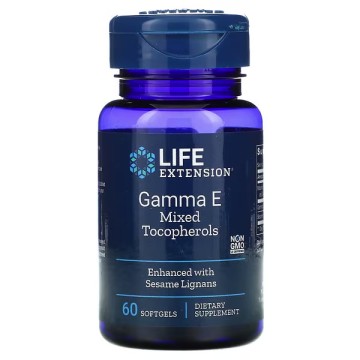 

Life Extension, Gamma E (смешанные токоферолы), капсулы, 60 шт., капсулы, 60 шт.