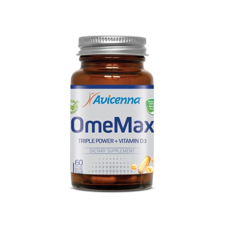 Avicenna, OmeMax (Омега + Витамин D), капсулы (халяль), 60 шт.
