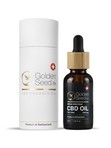 Goldenseed.life, CBD масло 10% (3000 мг) «Широкий спектр», жидкость, 30 мл