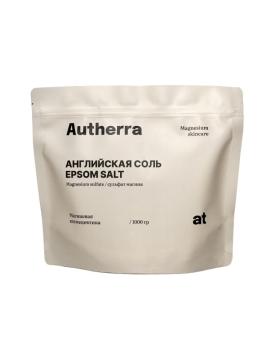 

Autherra, Английская магниевая эпсом соль, 1000 г, 1000 г