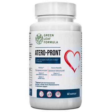 Green Leaf Formula ATERO-PRONT для сосудов и мозга капсулы 60 шт 947₽