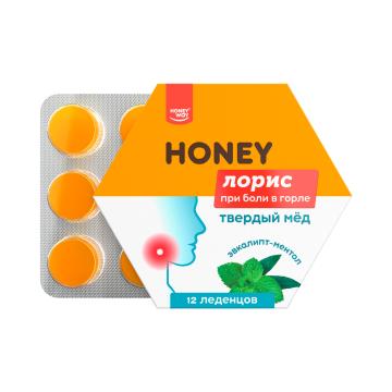 

HONEY WAY, Медовые леденцы с ментолом и эвкалиптом торговый знак «Твёрдый мёд» , 36 г, 36 г
