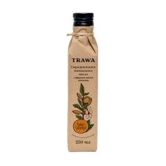 TRAWA, Масло миндальное сыродавленное с эфирами апельсина, 250 мл
