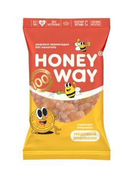 

HONEY WAY, Мармеладки медовые со вкусом апельсина, 3*75 г, 3*75 г