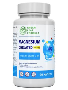 

Green Leaf Formula, Магний хелат + витамин В6, капсулы, 90 шт., капсулы, 90 шт.
