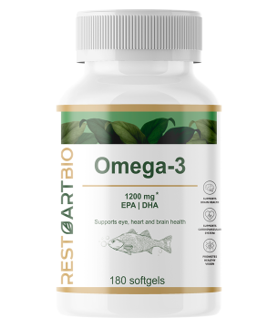 

RestartBio, Омега-3, капсулы, 180 шт., капсулы, 180 шт.