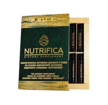 

Nutrifica, Коронарная эссенция кедрового стланика, жидкость, 10х25 мл, жидкость, 10х25 мл