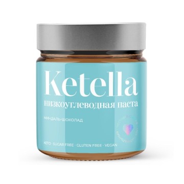 

BeautyBite, Кето-паста «Ketella» шоколадно-миндальная, 180 г, 180 г