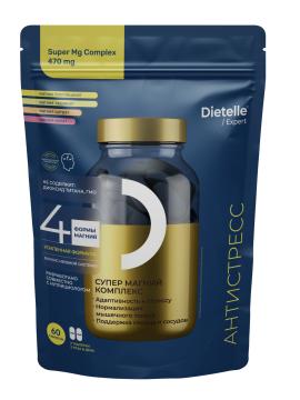 

Dietelle, Супер Магний Комплекс, капсулы, 60 шт., капсулы, 60 шт.