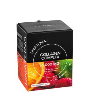 

UNATUNA, Комплекс коллагена, ассорти 3-х вкусов (цитрусовый микс, ягодный микс, яблоко),стики, 30 шт., 30 шт.