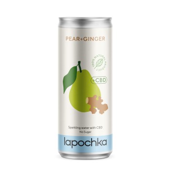 Lapochka, Напиток безалкогольный среднегазированный «Витамин Микс 3» (груша и имбирь), жидкость, 330 мл