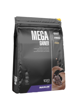 

Maxler, Mega Gainer со вкусом шоколада, порошок, 1000 г, порошок, 1000 г