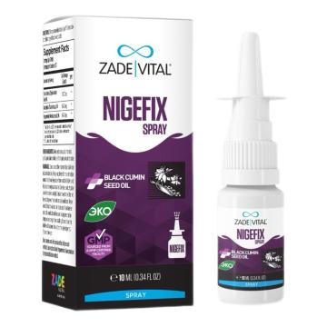 

Zade Vital, Нигефикс (для здоровья ЛОР органов), спрей, 10 мл, спрей, 10 мл