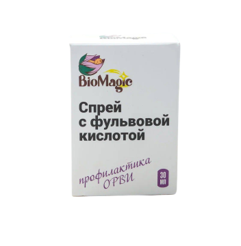 

BioMagic, Спрей с фульвовой кислотой, жидкость, 30 мл, жидкость, 30 мл