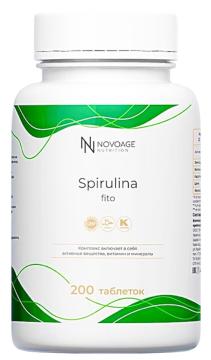 

NOVOAGE nutrition, Спирулина, таблетки, 200 шт., таблетки, 200 шт.