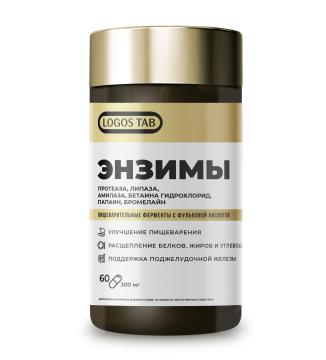 

ORGANIC LOGOS, Пищеварительные энзимы, капсулы, 60 шт., капсулы, 60 шт.