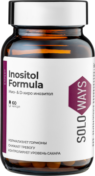 

SOLOWAYS, Инозитол Формула, капсулы, 60 шт., капсулы, 60 шт.