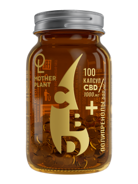 

MotherPlant, Масло CBD с полипренолами, капсулы, 100 шт., капсулы, 100 шт.