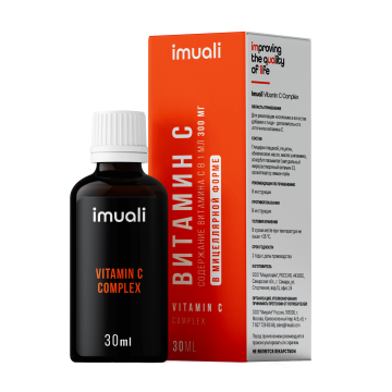 

IMUALI, Мицеллярный витамин С 300 мг Vitamin C Complex, жидкость, 30 мл, жидкость, 30 мл